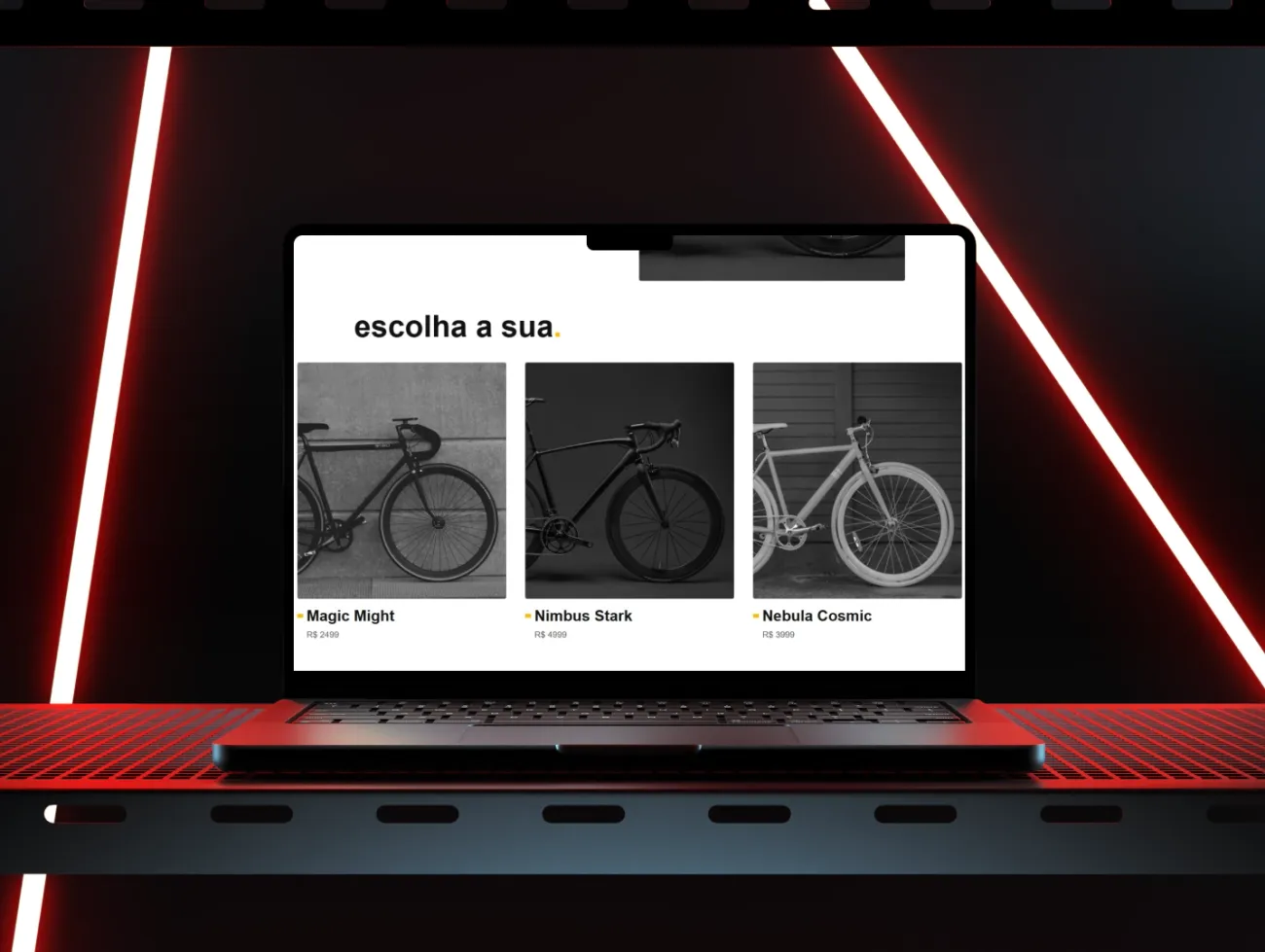 Bikcraft — tela 2 do projeto