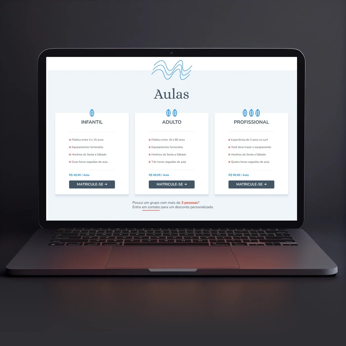 Surfbot — tela 2 do projeto